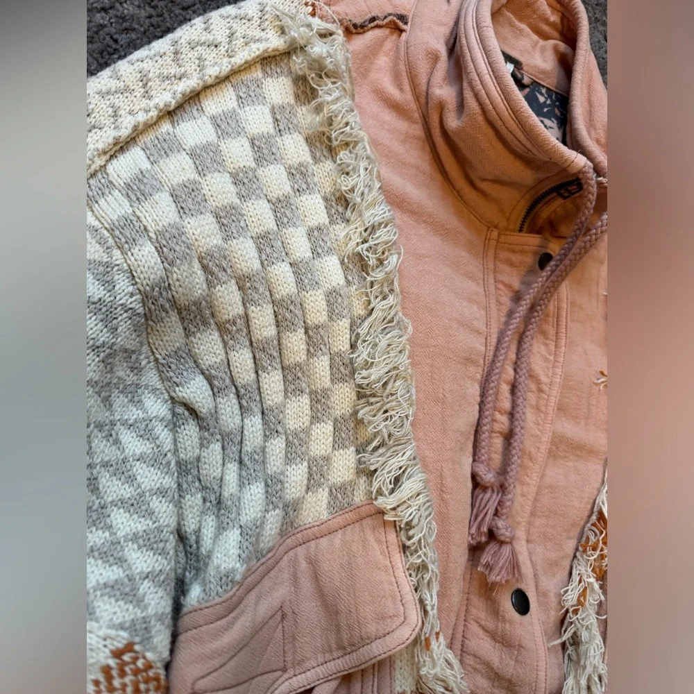 COPY - Free People rare sweater fringe jacket. - Picture 7 of 8